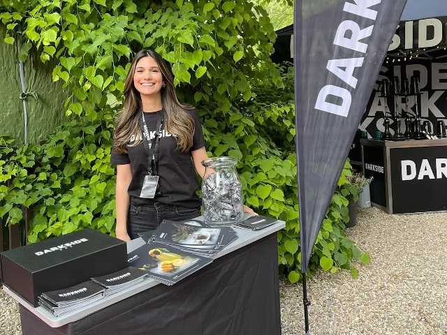 Messehostess auf Promotionevent Stuttgart Messehostessen